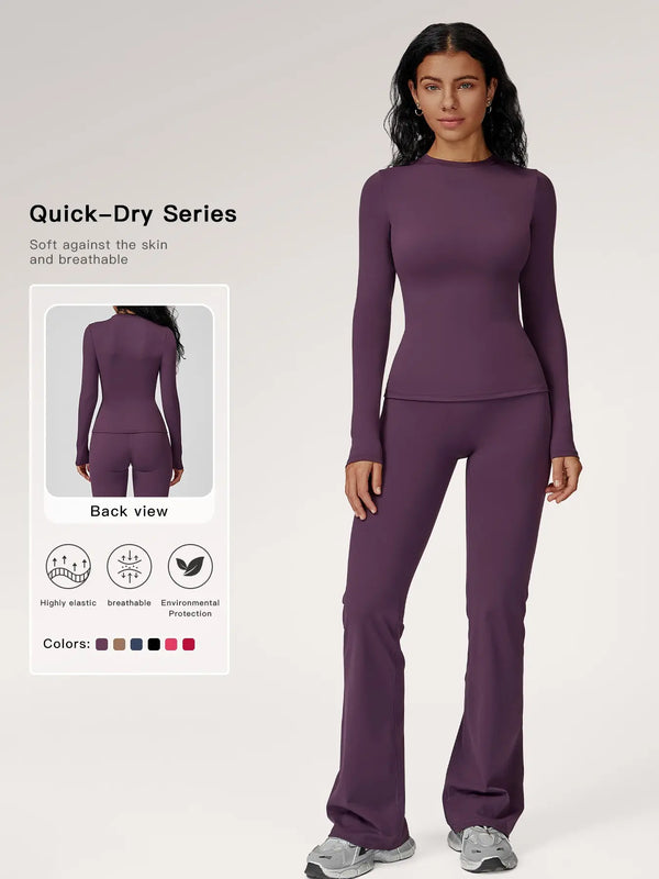 Women'S Sporty Two-Piece Set, Casual Comfortable Athletic Wear, Ideal for Gym & Daily Activities, Workout Loungewear, Stretchy Suit Set, Athletic Fashion Activewear